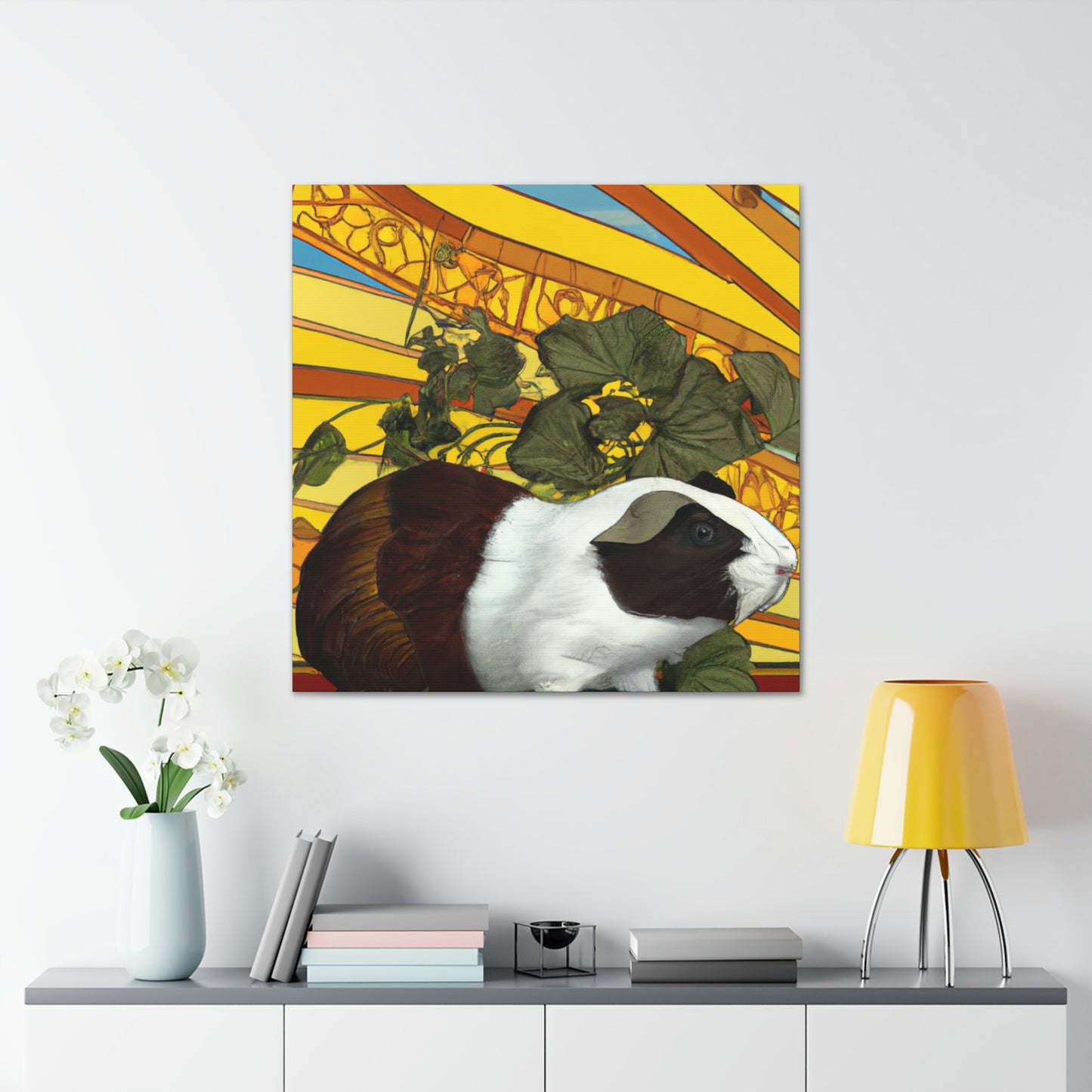 Guinea Pig Grandeur - Canvas