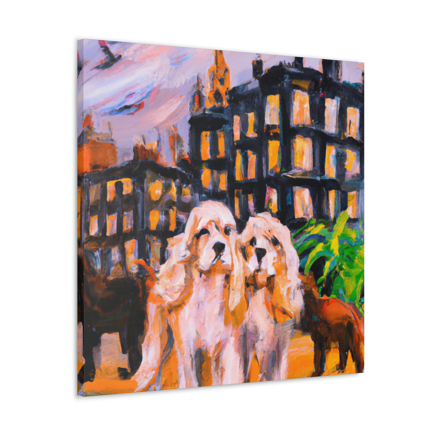 "Cocker Spaniel Unleashed" - Canvas