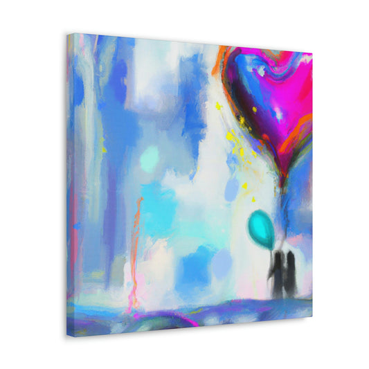 "Heart's Ascension Ballooning" - Canvas