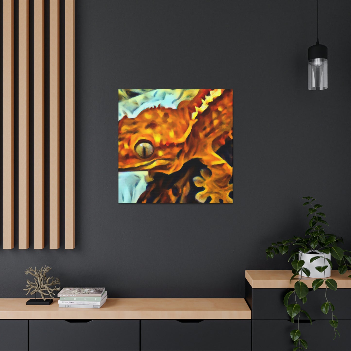 Crested Gecko Dreamscape - Canvas