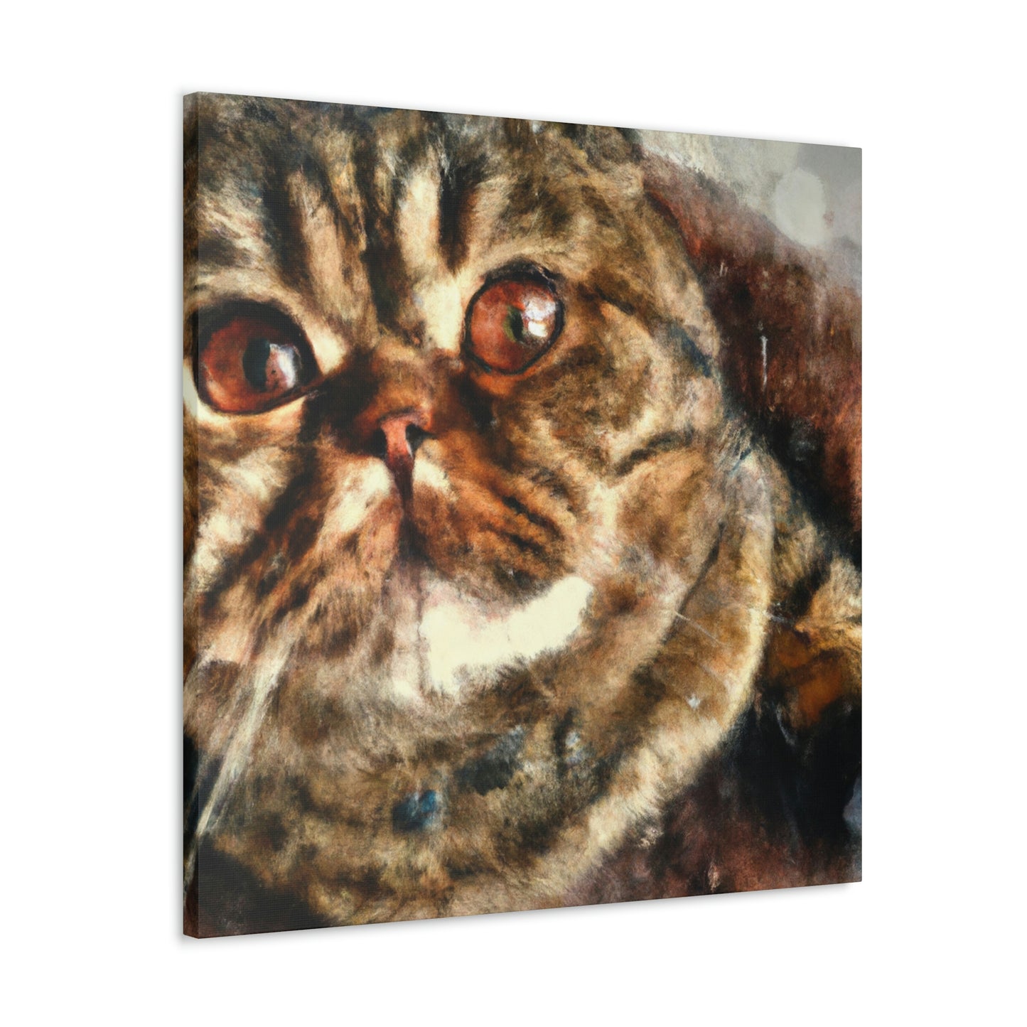 Folded Feline Fantasy - Canvas