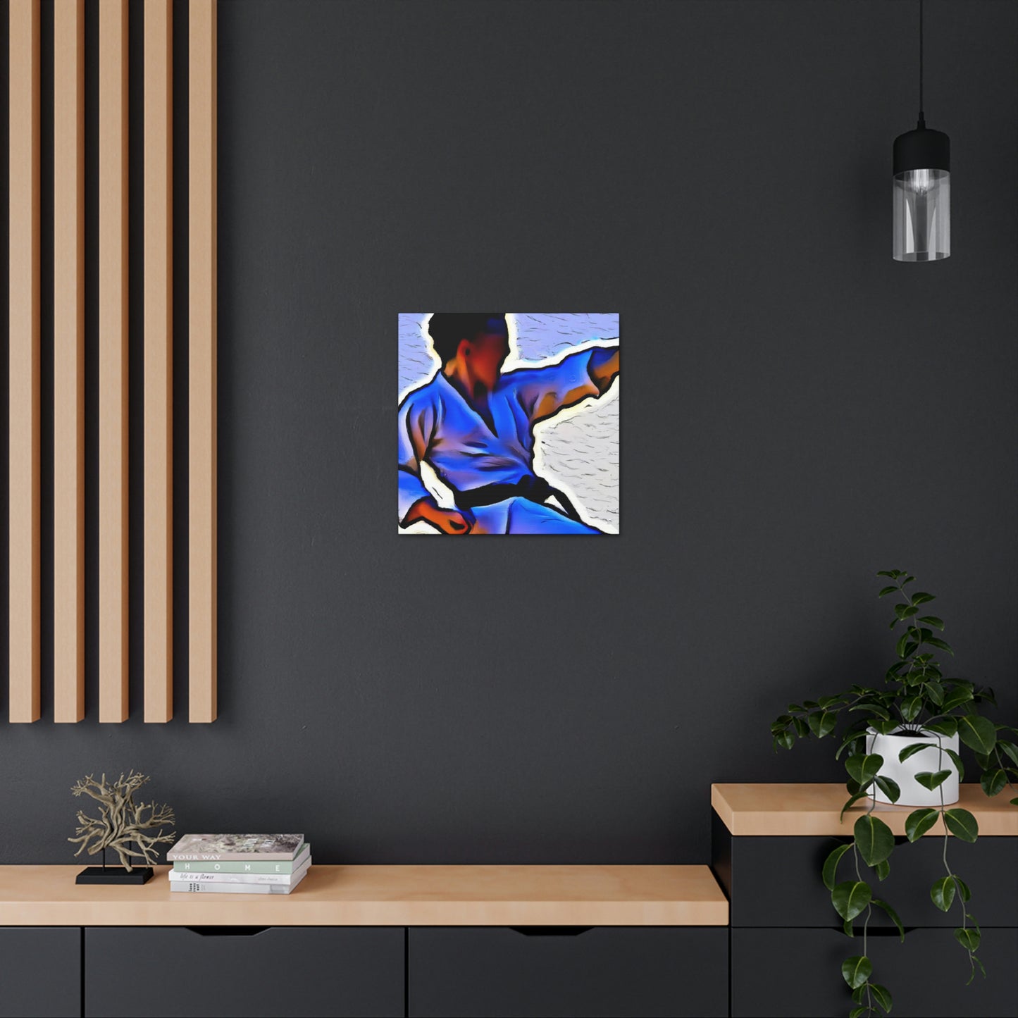 Martial Arts Mosaic Saga - Canvas