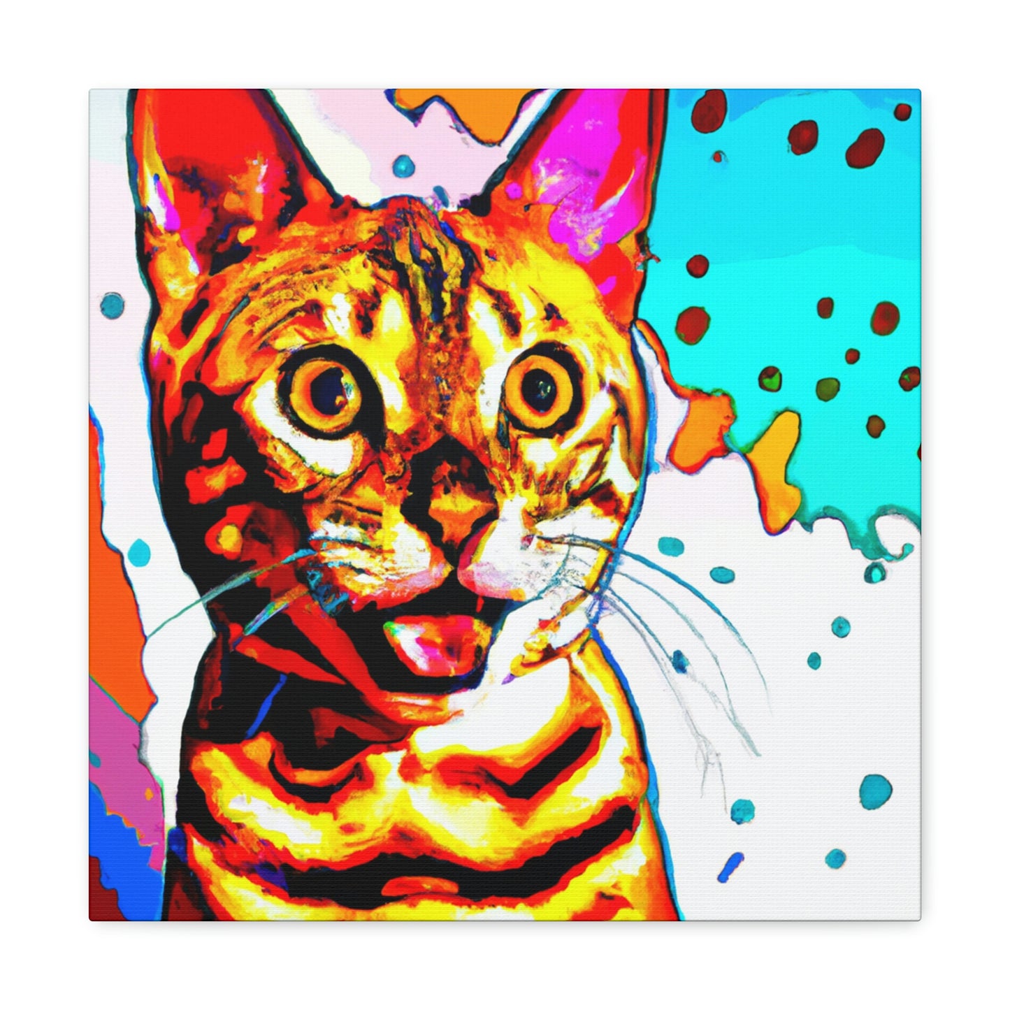 Bengal in Pop Art - Canvas