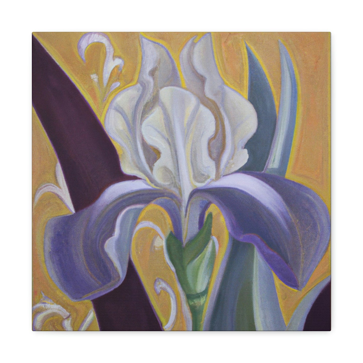 "Iris' Stylized Splendor" - Canvas