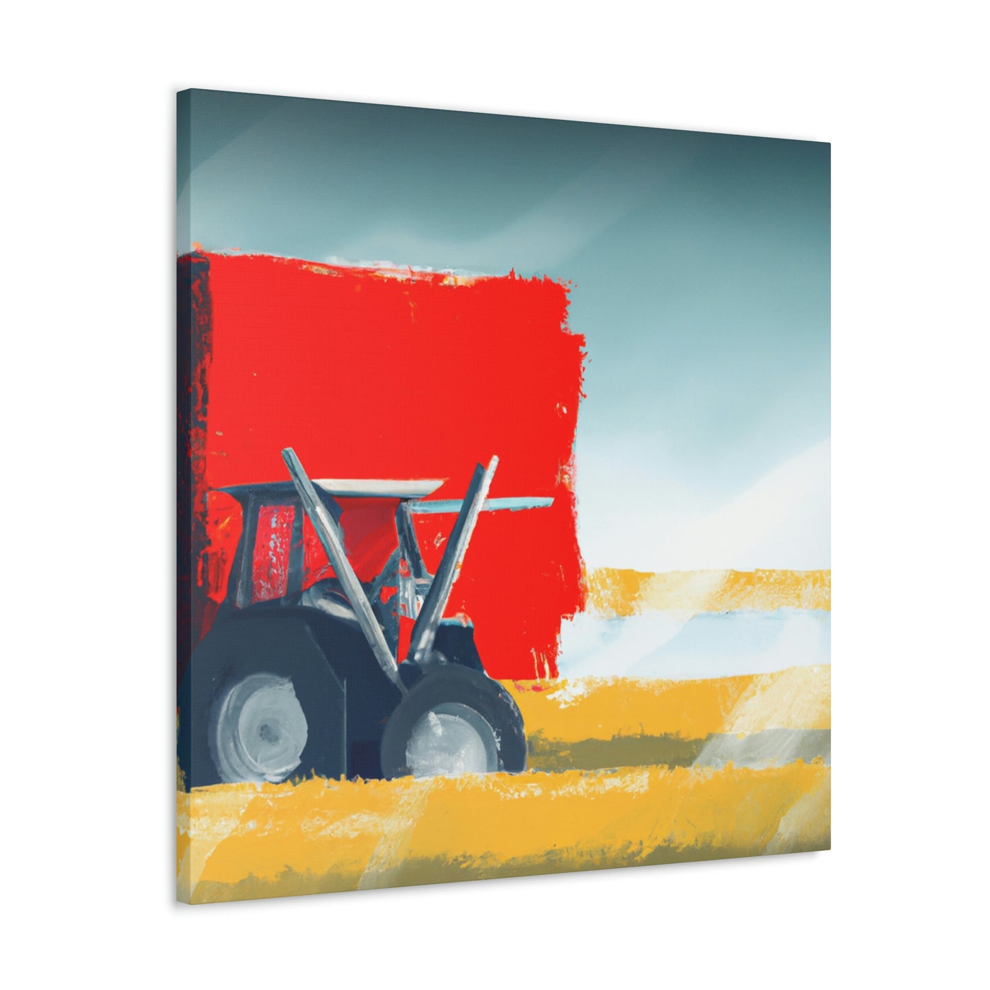 "The Hay Baler's Form" - Canvas