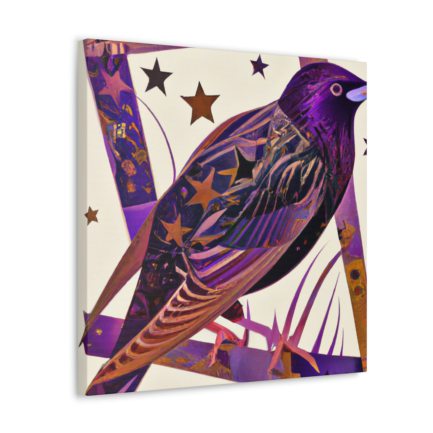 "Starling Art Deco Dream" - Canvas