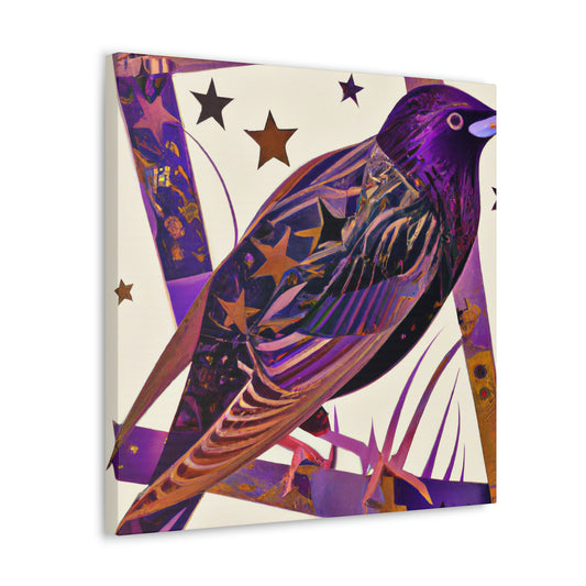 "Starling Art Deco Dream" - Canvas