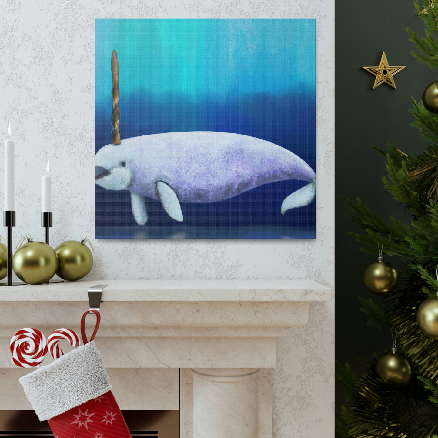 "The Mystical Narwhal" - Canvas