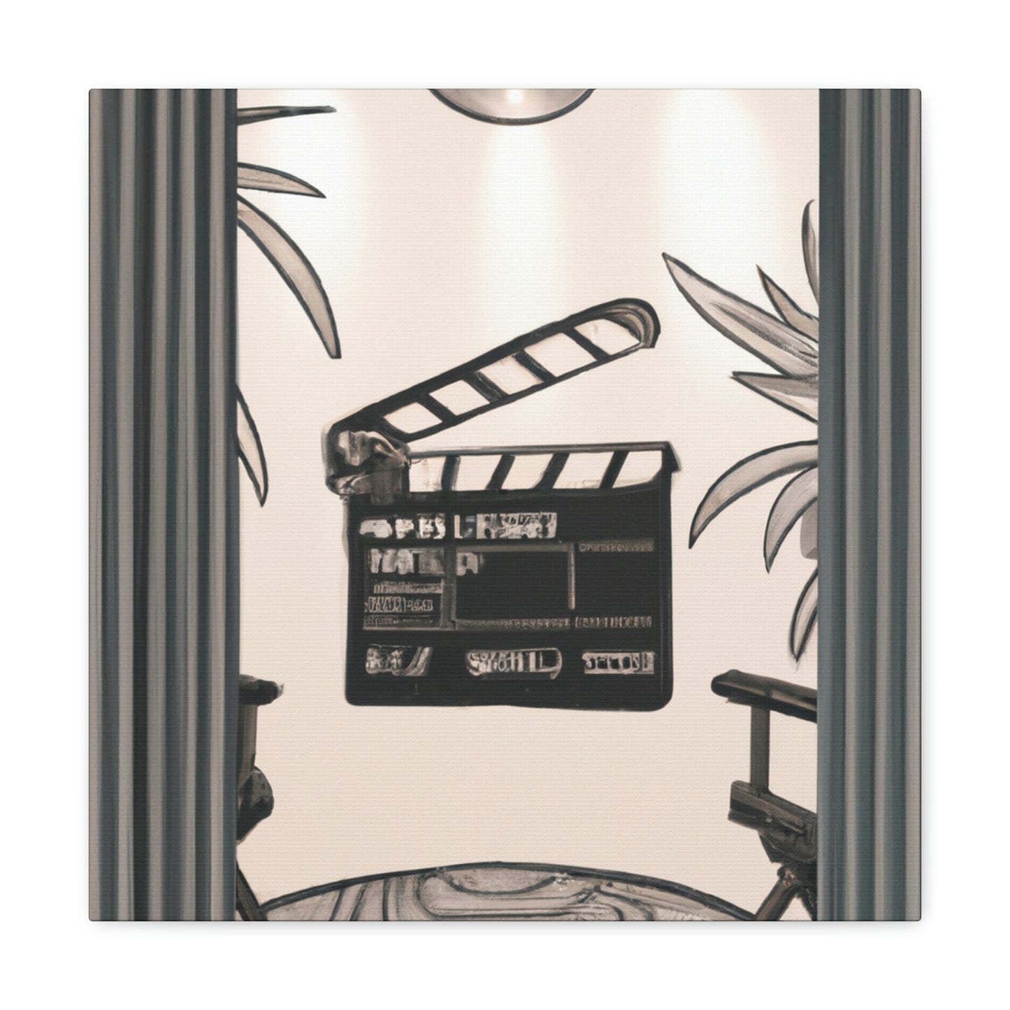 "Cinematic Magic Clapboard" - Canvas