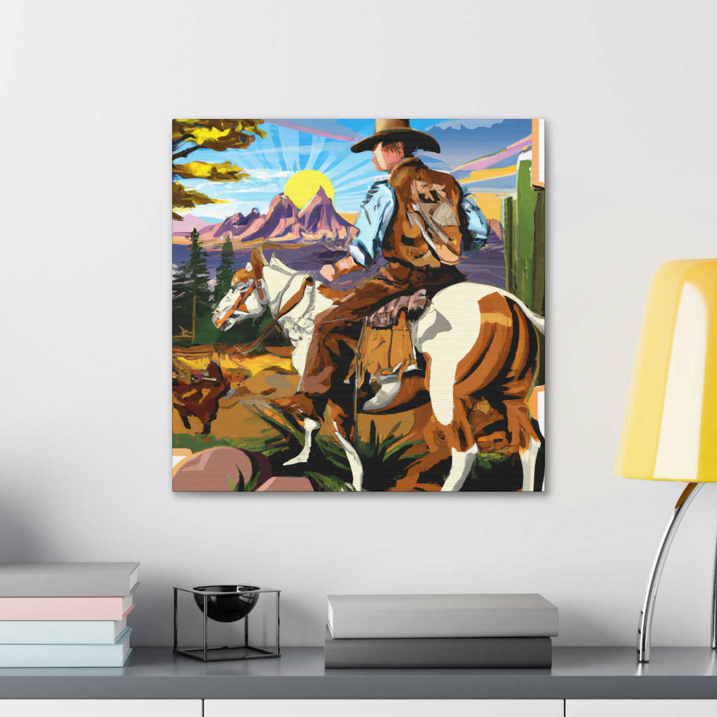 "Western Landscape Glory" - Canvas