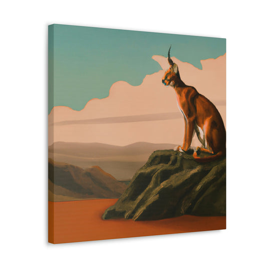 Caracal's Majestic Splendor - Canvas