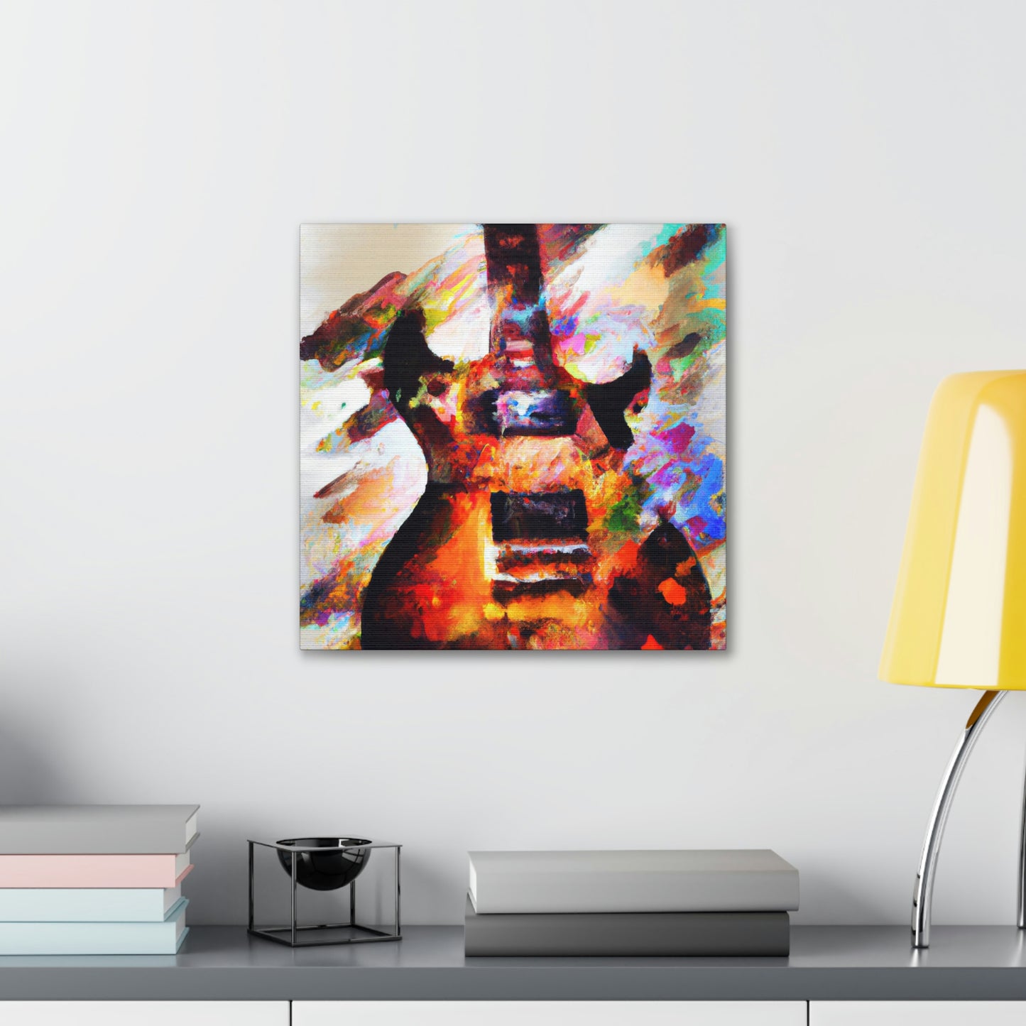 "Electric Guitar Symphony" - Canvas