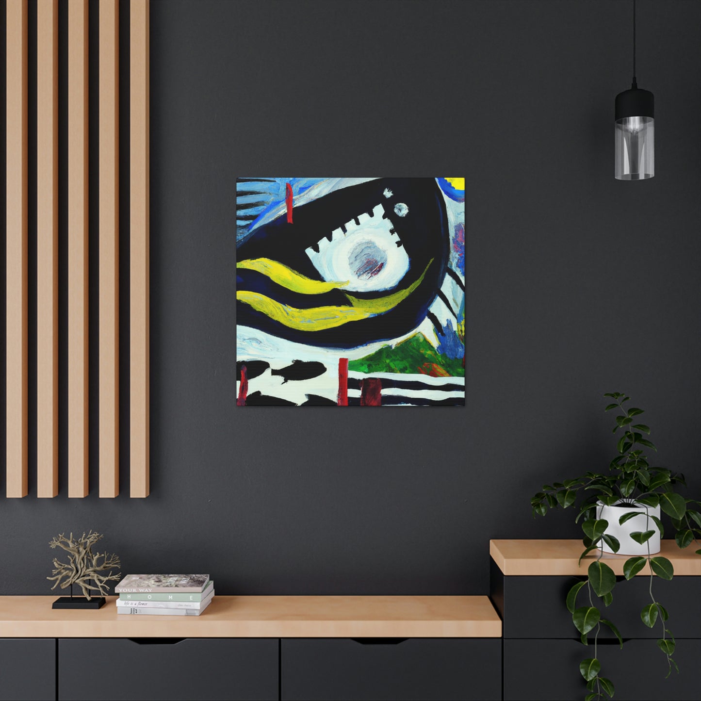 Whale in Repose - Canvas