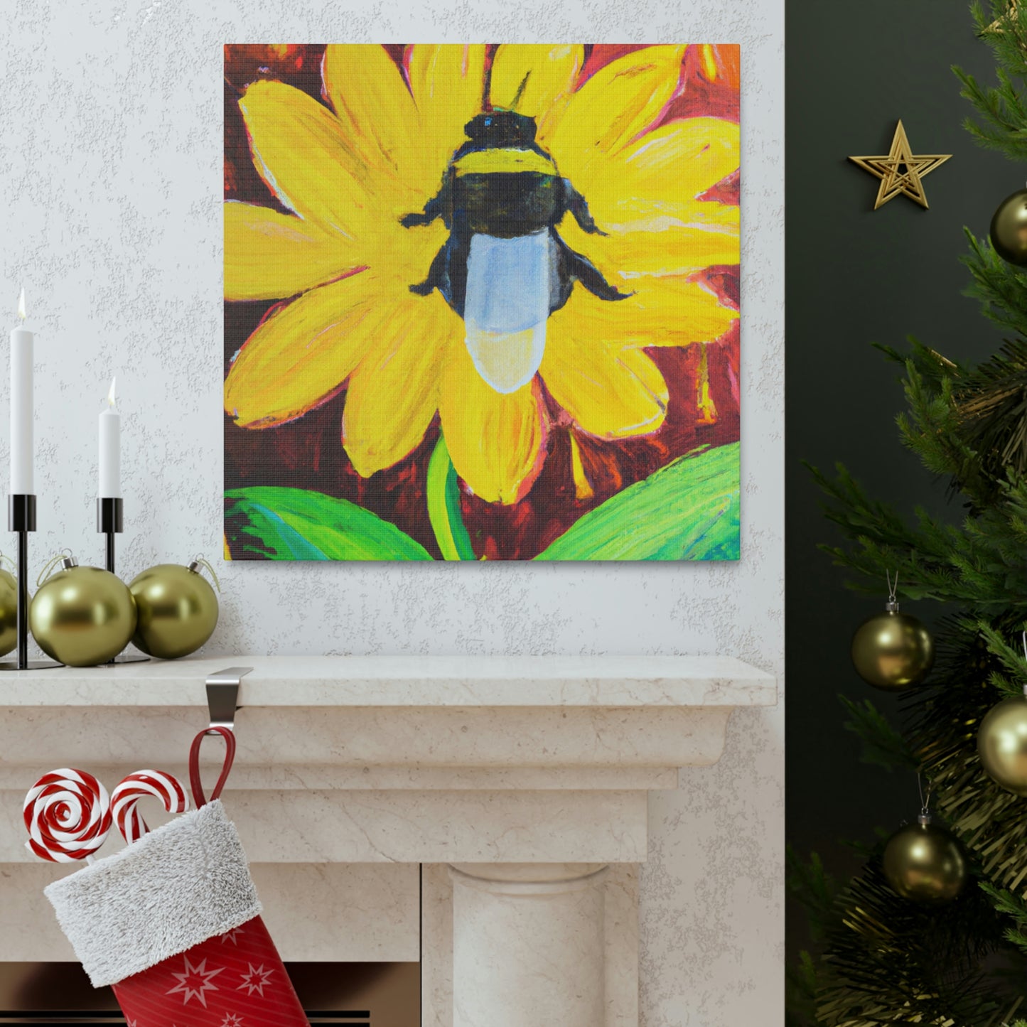 "Bumblebee in Bloom" - Canvas