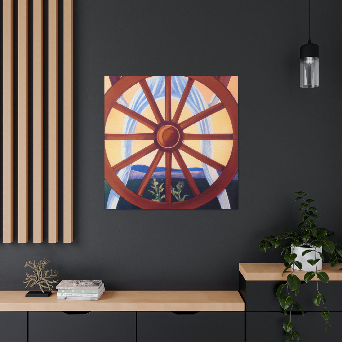 "Wheel of Timelessness" - Canvas