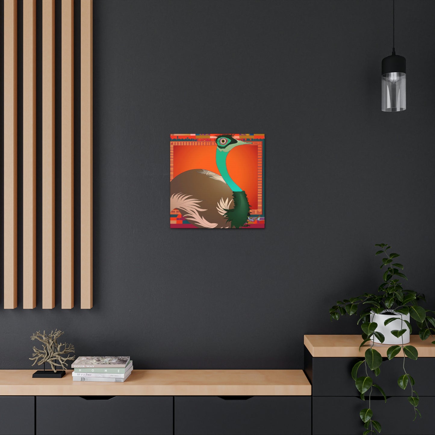 "Emu's Jazz Dance" - Canvas