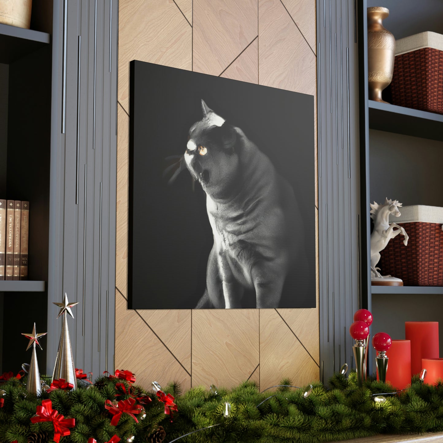 "British Shorthair Slumber" - Canvas