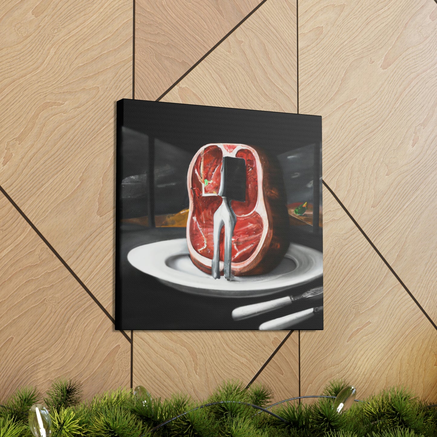 "Steak in Surrealism" - Canvas