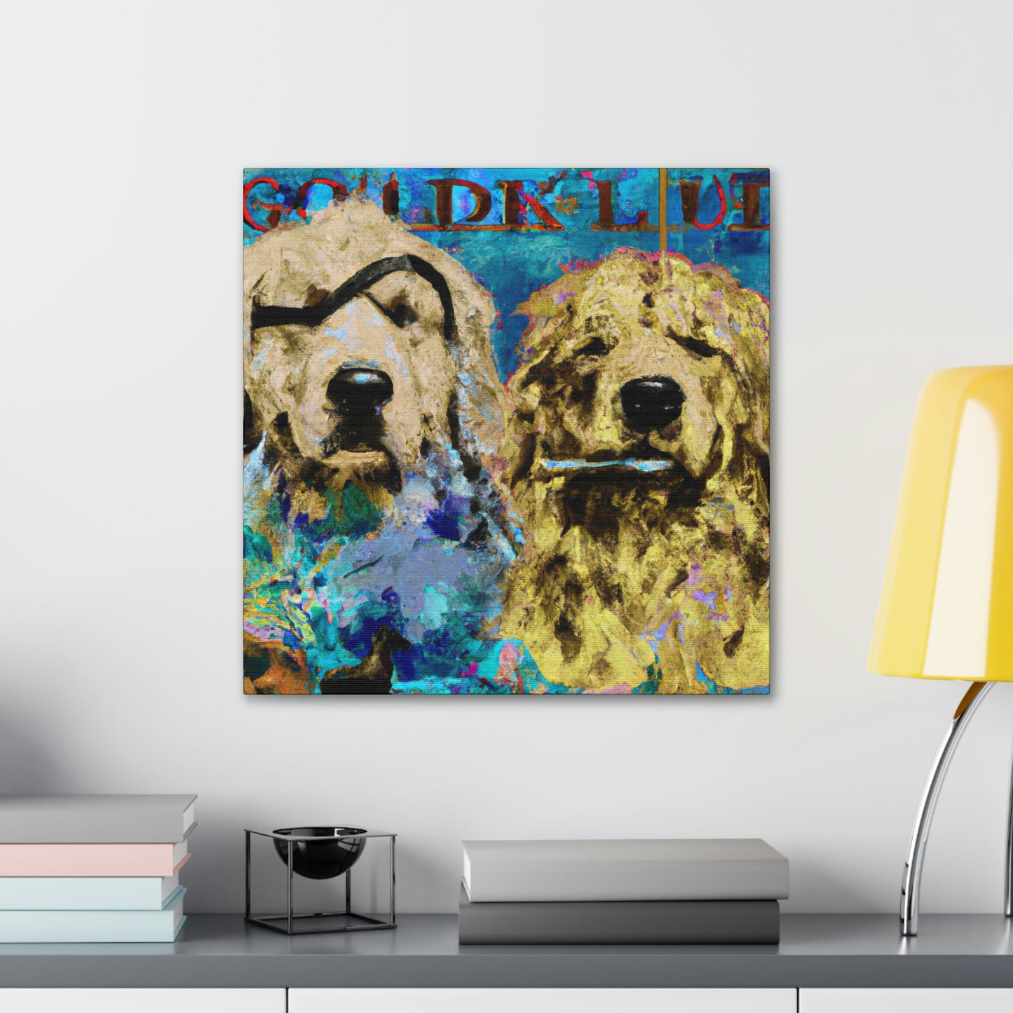 "Golden Retriever Repose" - Canvas