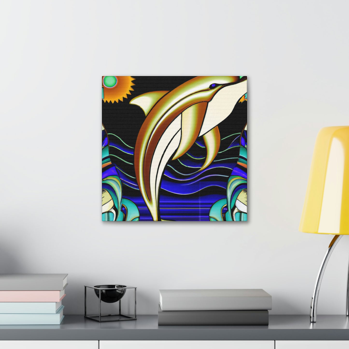 "Dance of the Dolphins" - Canvas