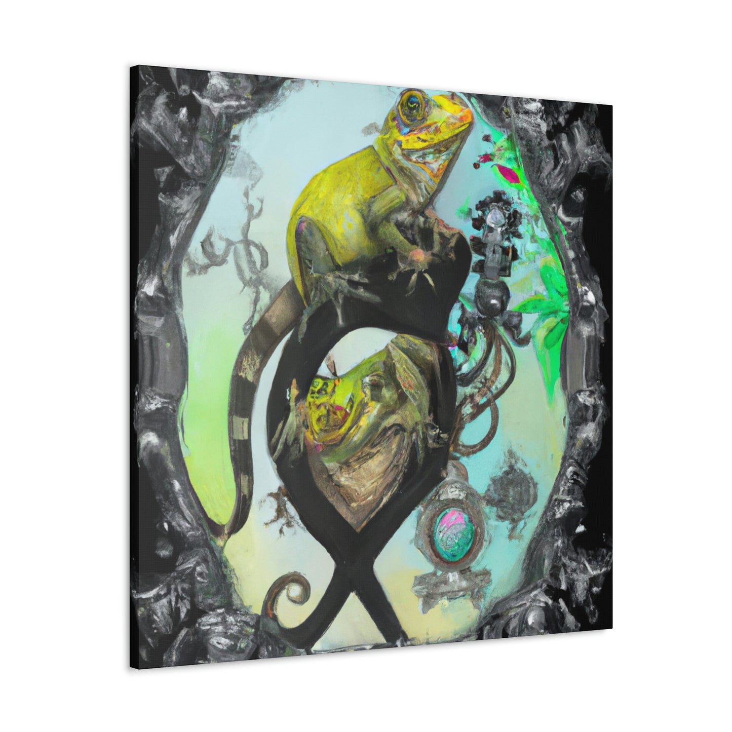 Lizards In Baroque - Canvas