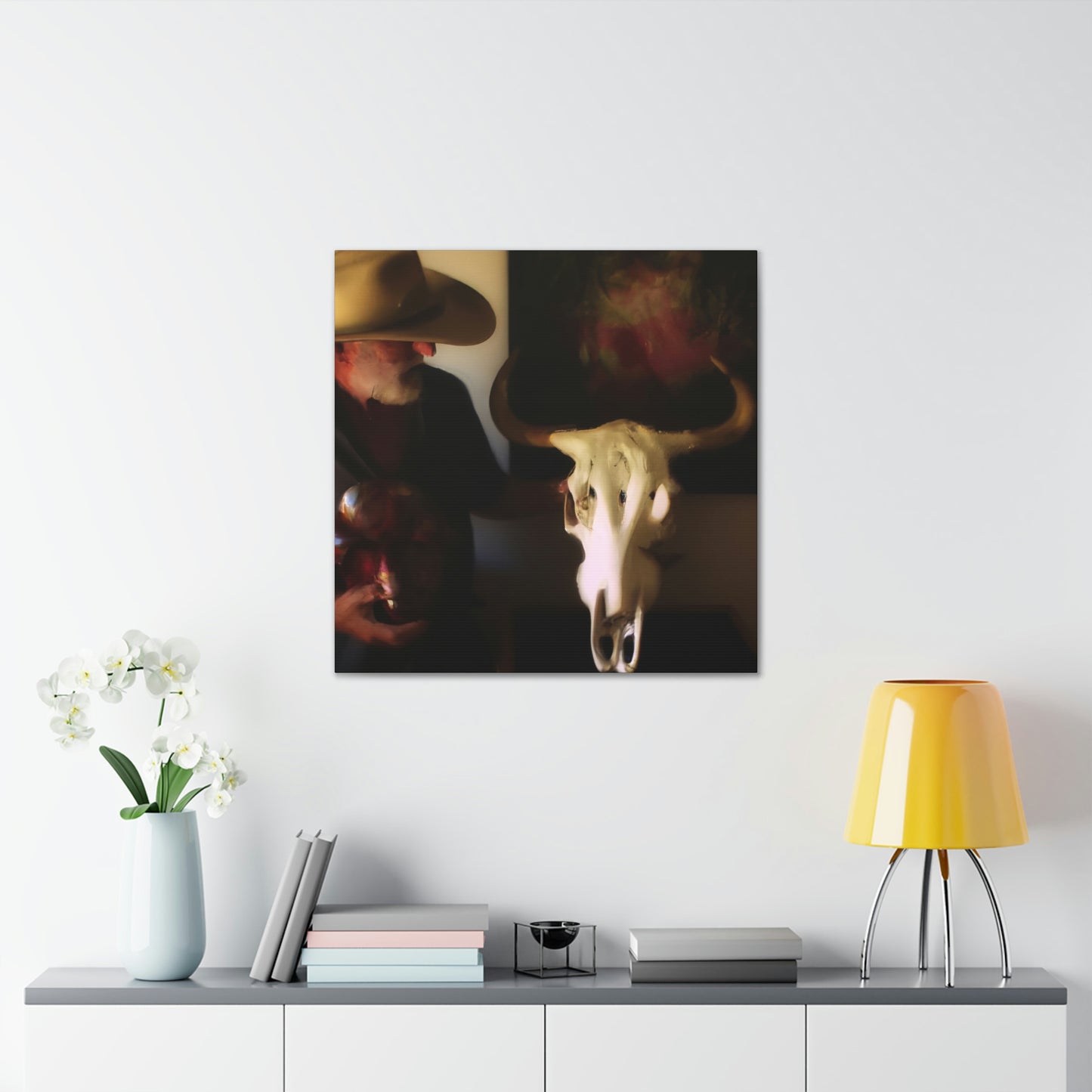 Cow Skull Reflection
 - Canvas