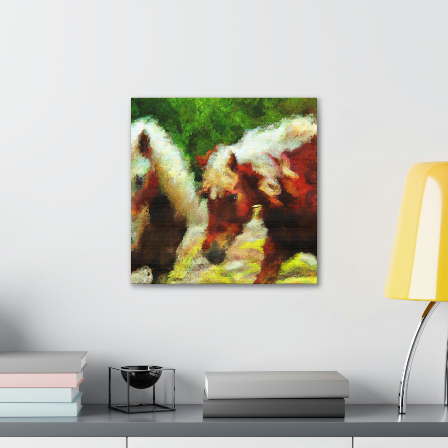 Horses in Impressionism - Canvas