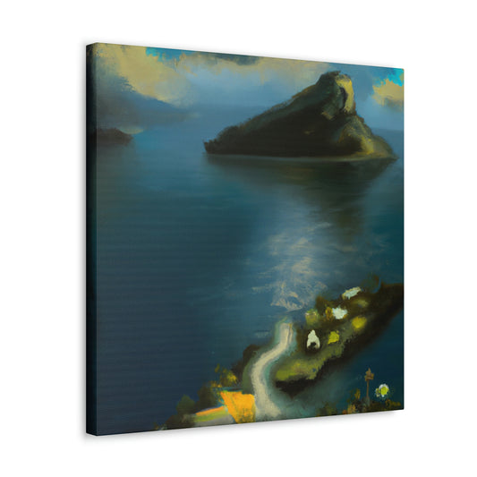 Island in Abstract Space - Canvas