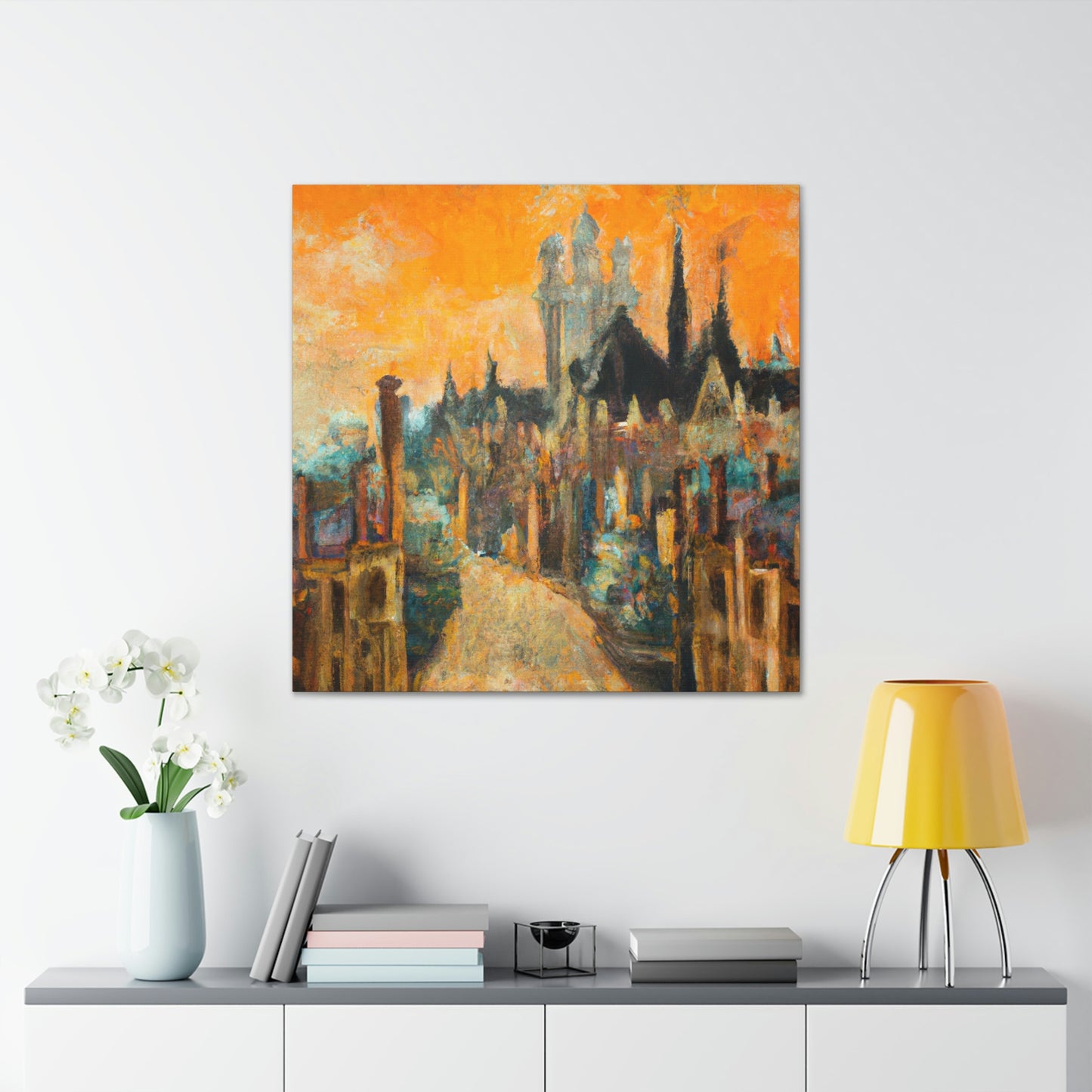 Gothic Horror Abstraction - Canvas