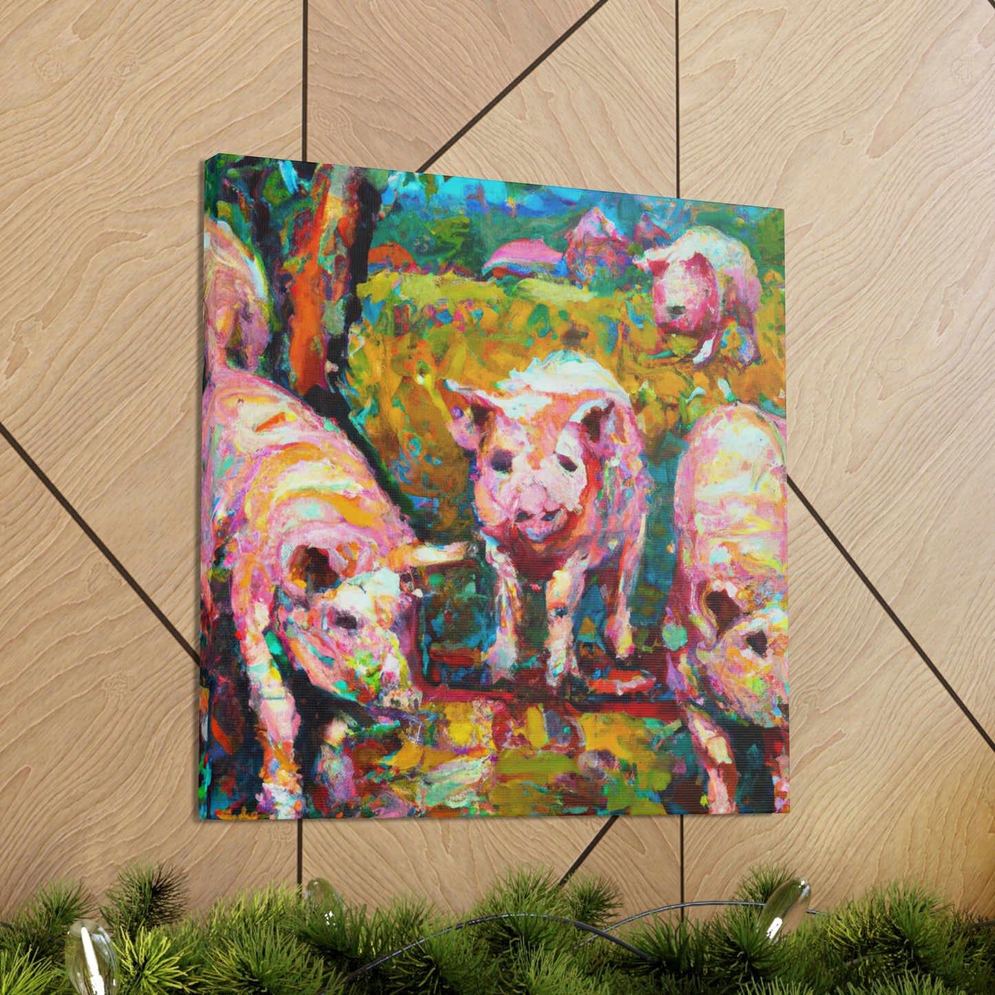 Pigs on the Farm - Canvas