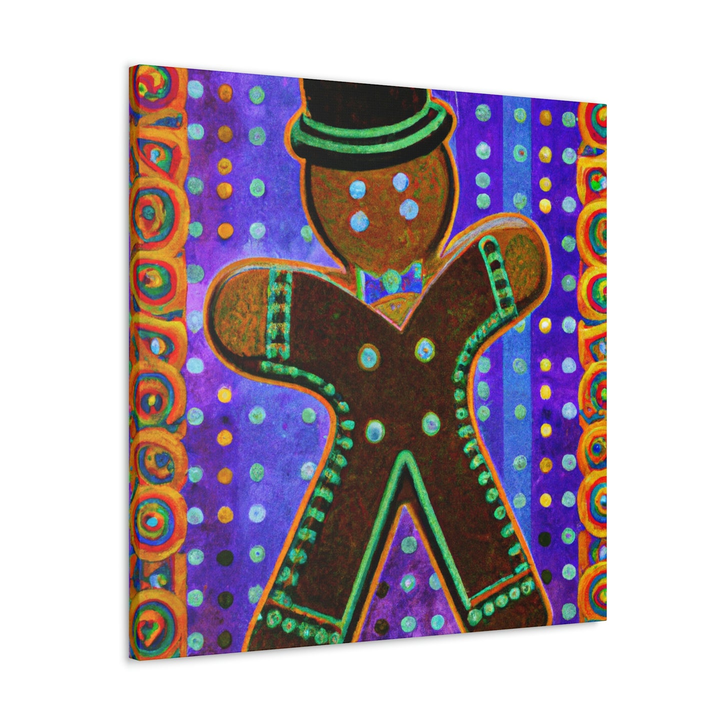 Gingerbread Man Dreaming - Canvas