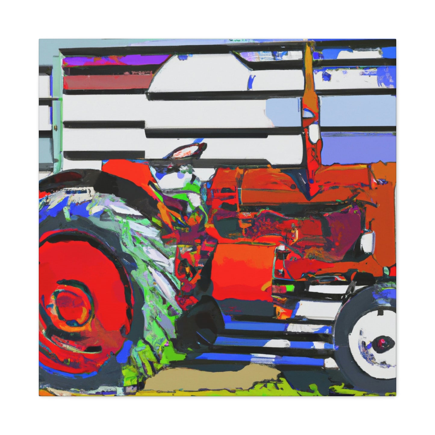 "Tractor of the Fields" - Canvas