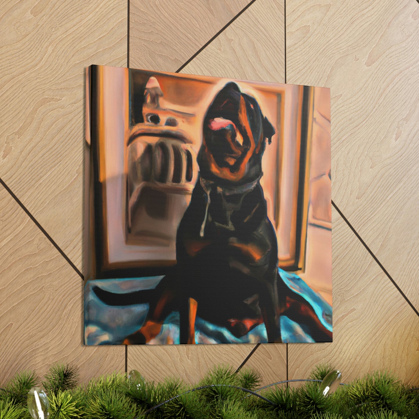 "Rottweiler in a Dream" - Canvas