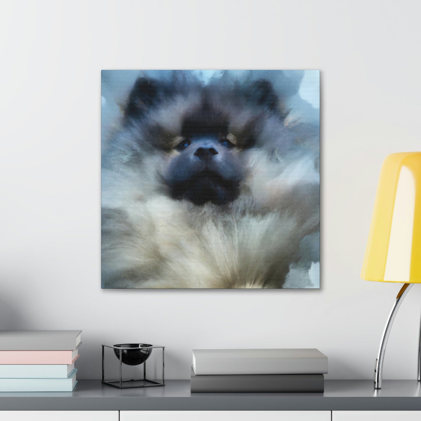 Keeshond in Abstract - Canvas