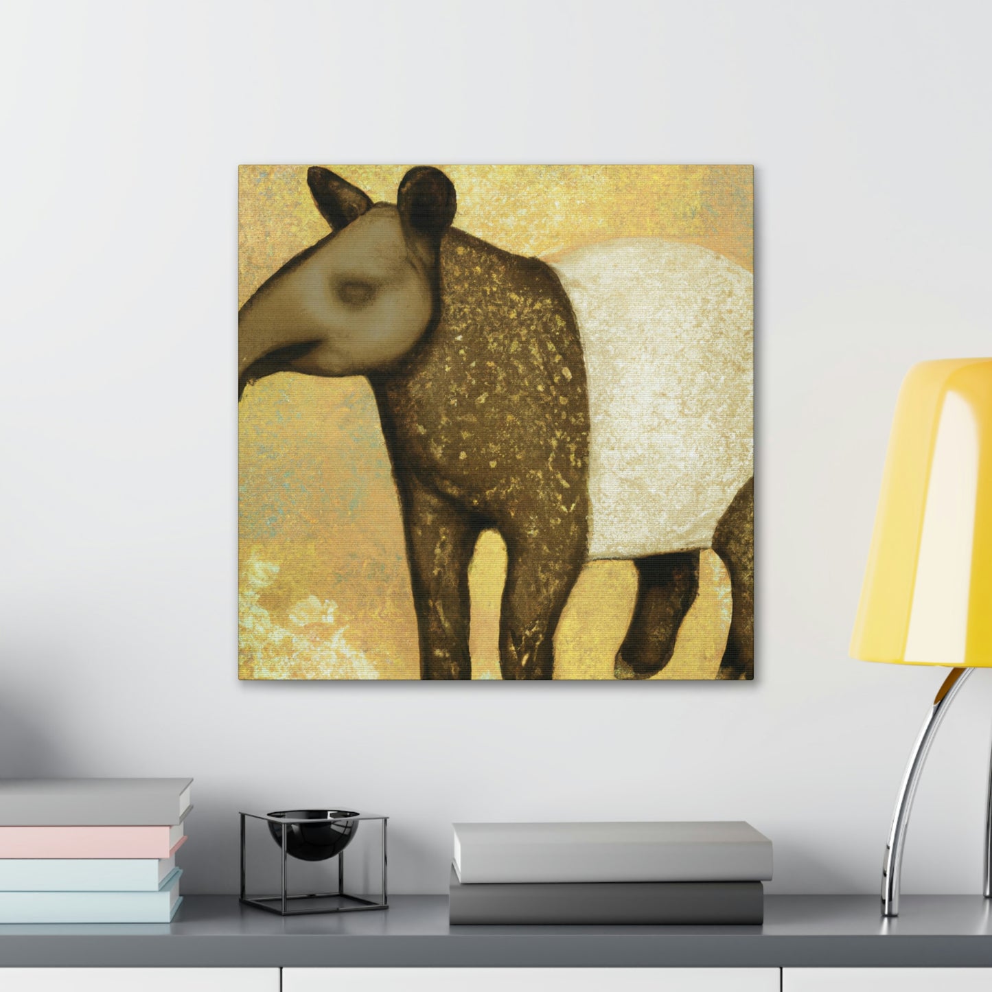 "Malayan Tapir Delight" - Canvas