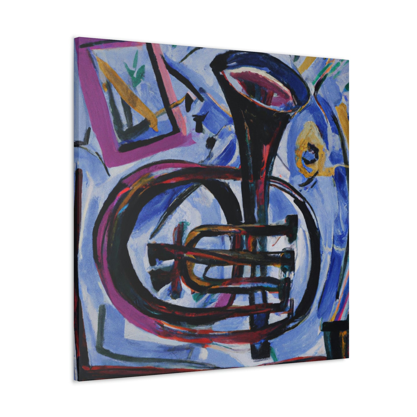 Trumpet in Expressionism - Canvas