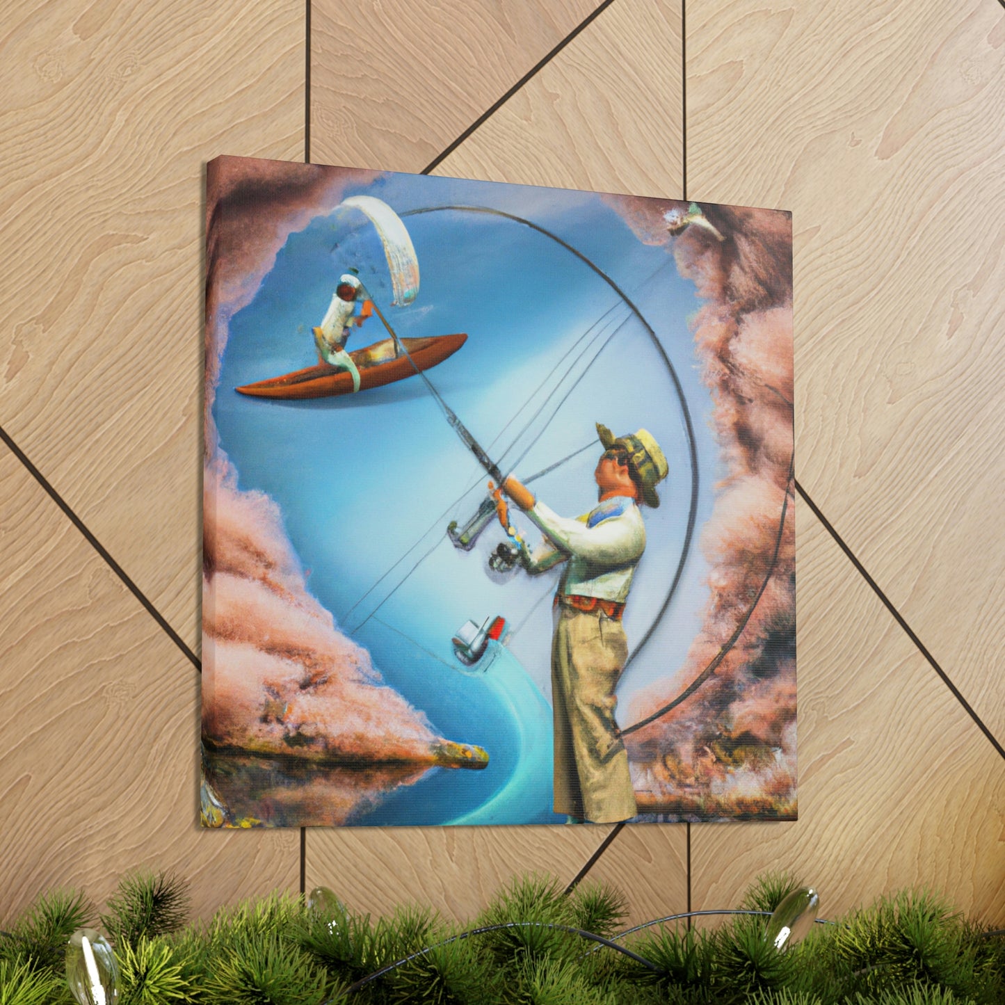 "Fly Fishing Fantasy Dream" - Canvas