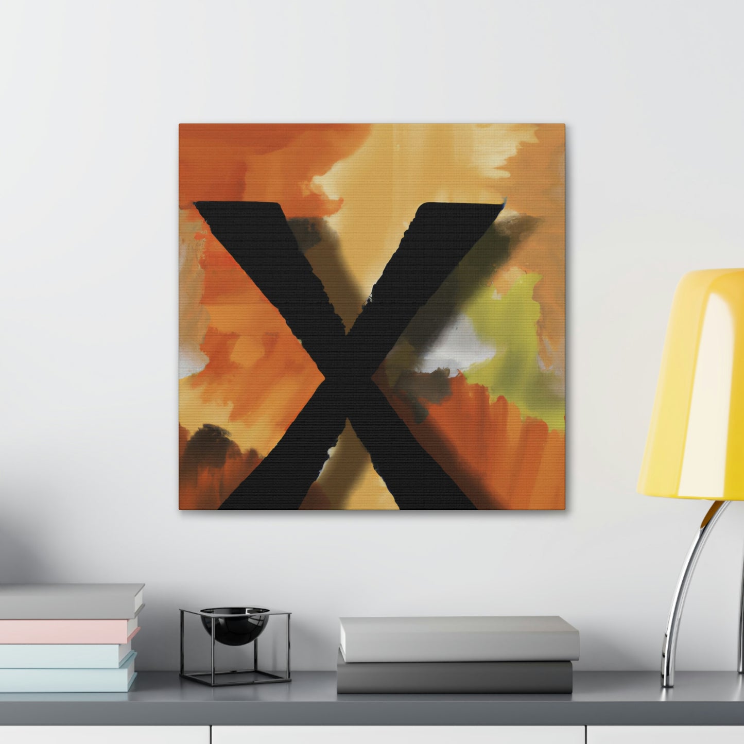 X in Reflection Series - Canvas