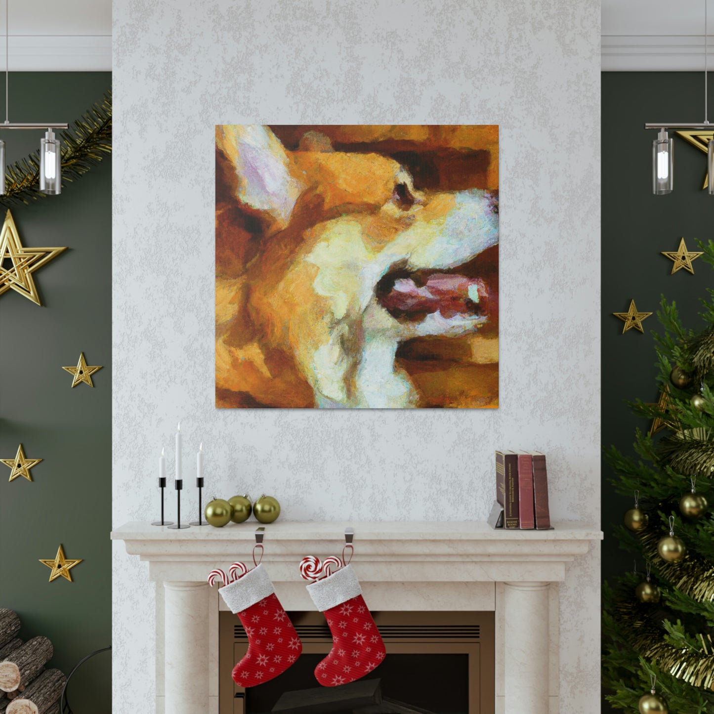 Welsh Corgi Symphony - Canvas