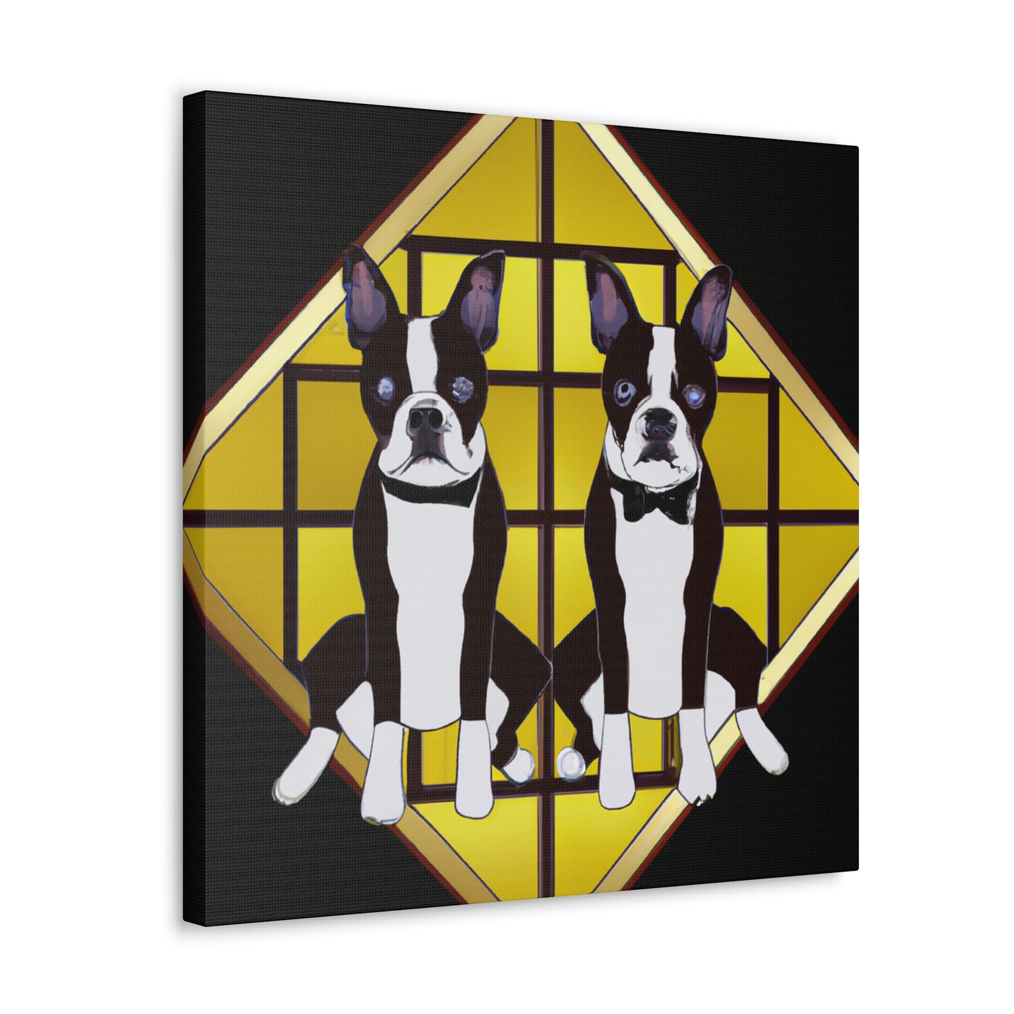 Dazzling Deco Doggie - Canvas