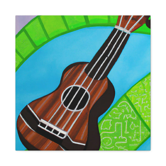 "Ukelele Jazz Groove" - Canvas