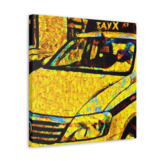 Urban Taxi Voyage - Canvas