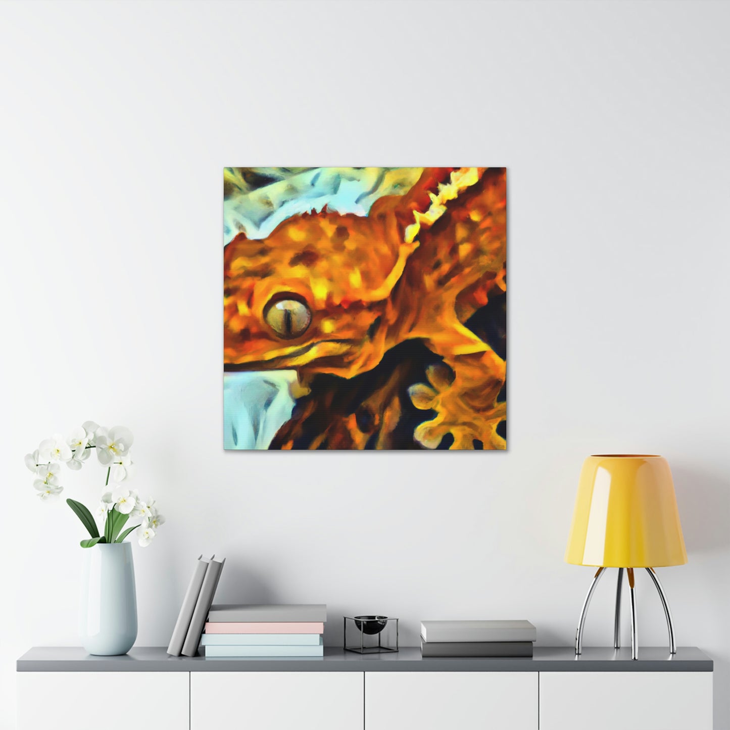 Crested Gecko Dreamscape - Canvas