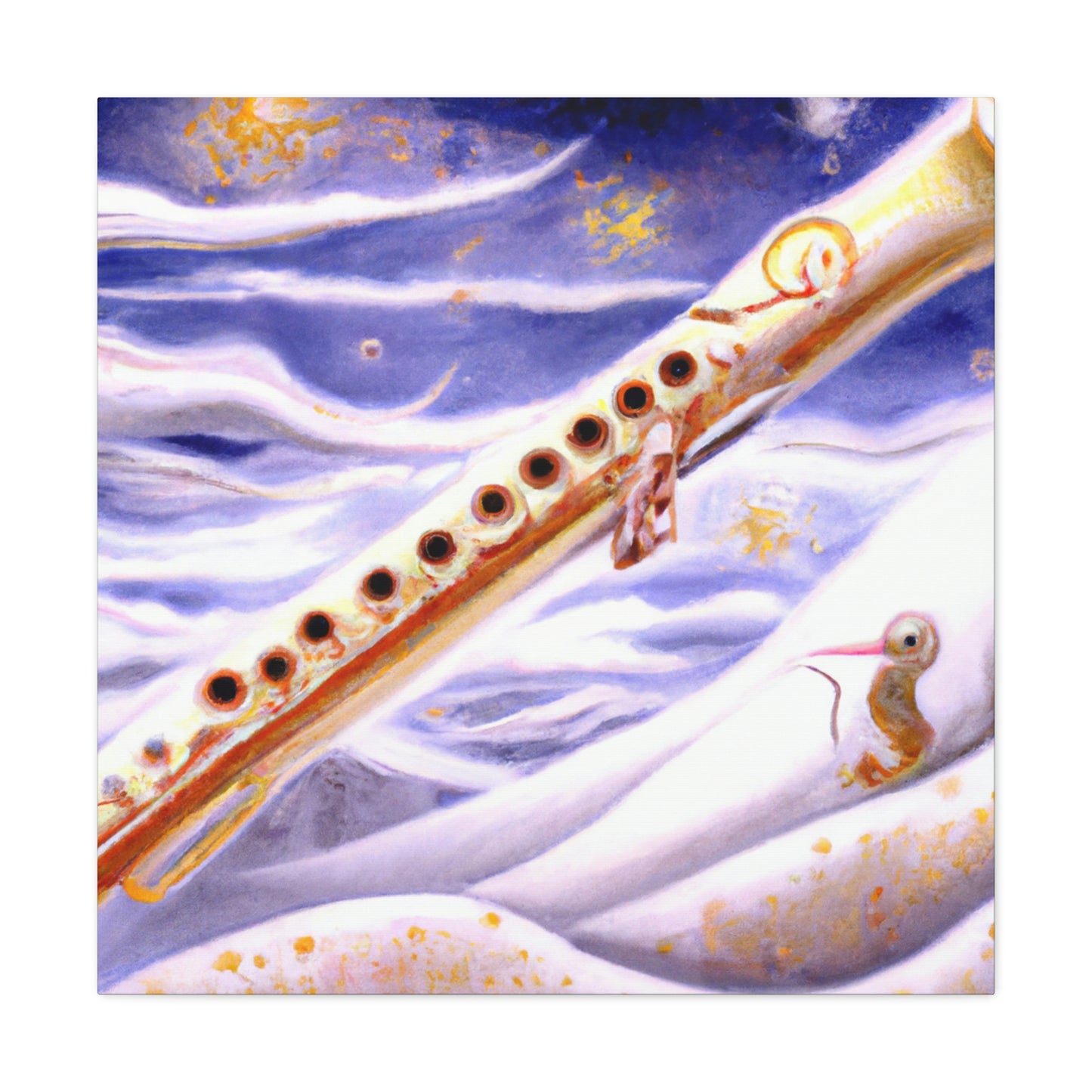 "Flute of Dreamscapes" - Canvas