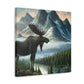 Moose in Splendor - Canvas