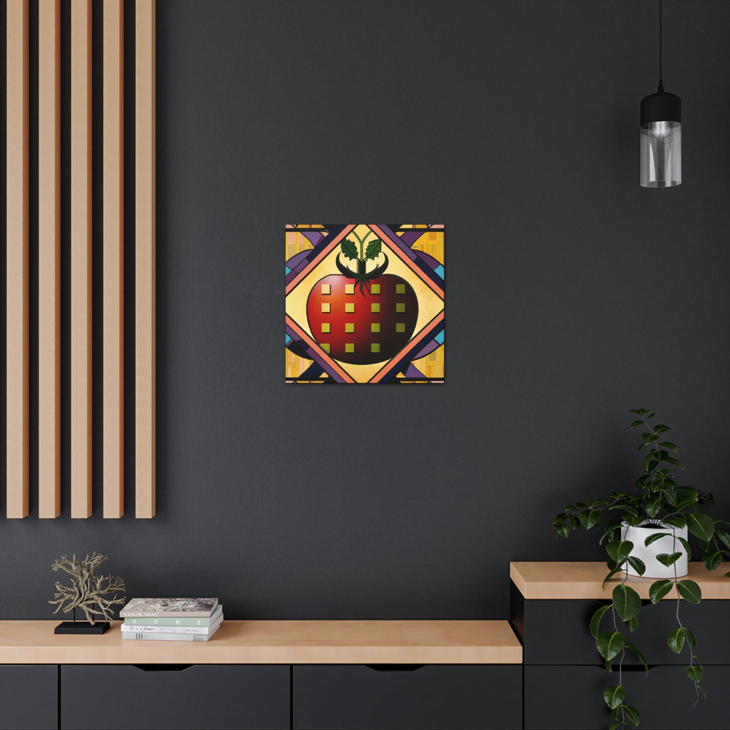 Tasty Art Deco Tomato - Canvas