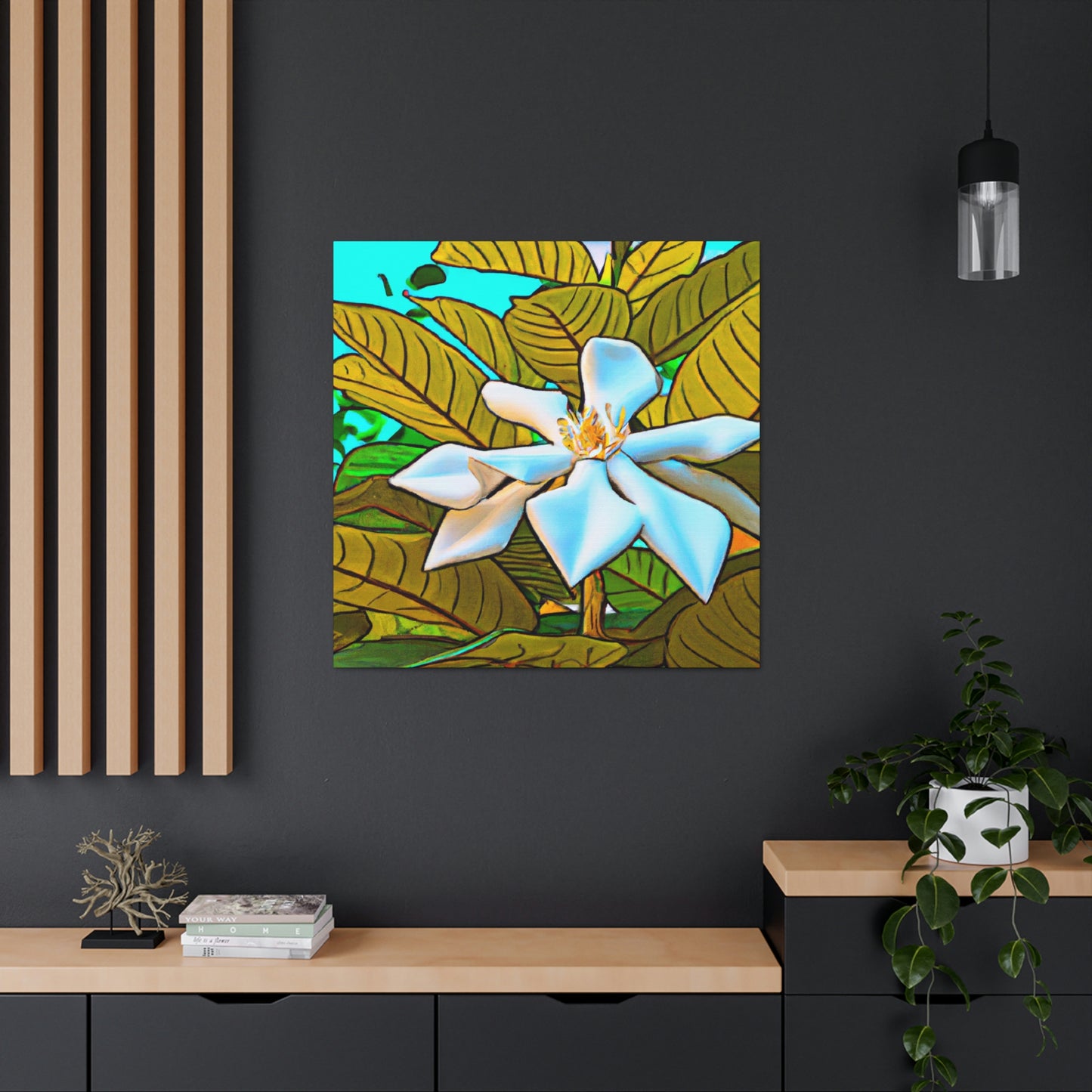 Gardenia Pop Pop Art - Canvas