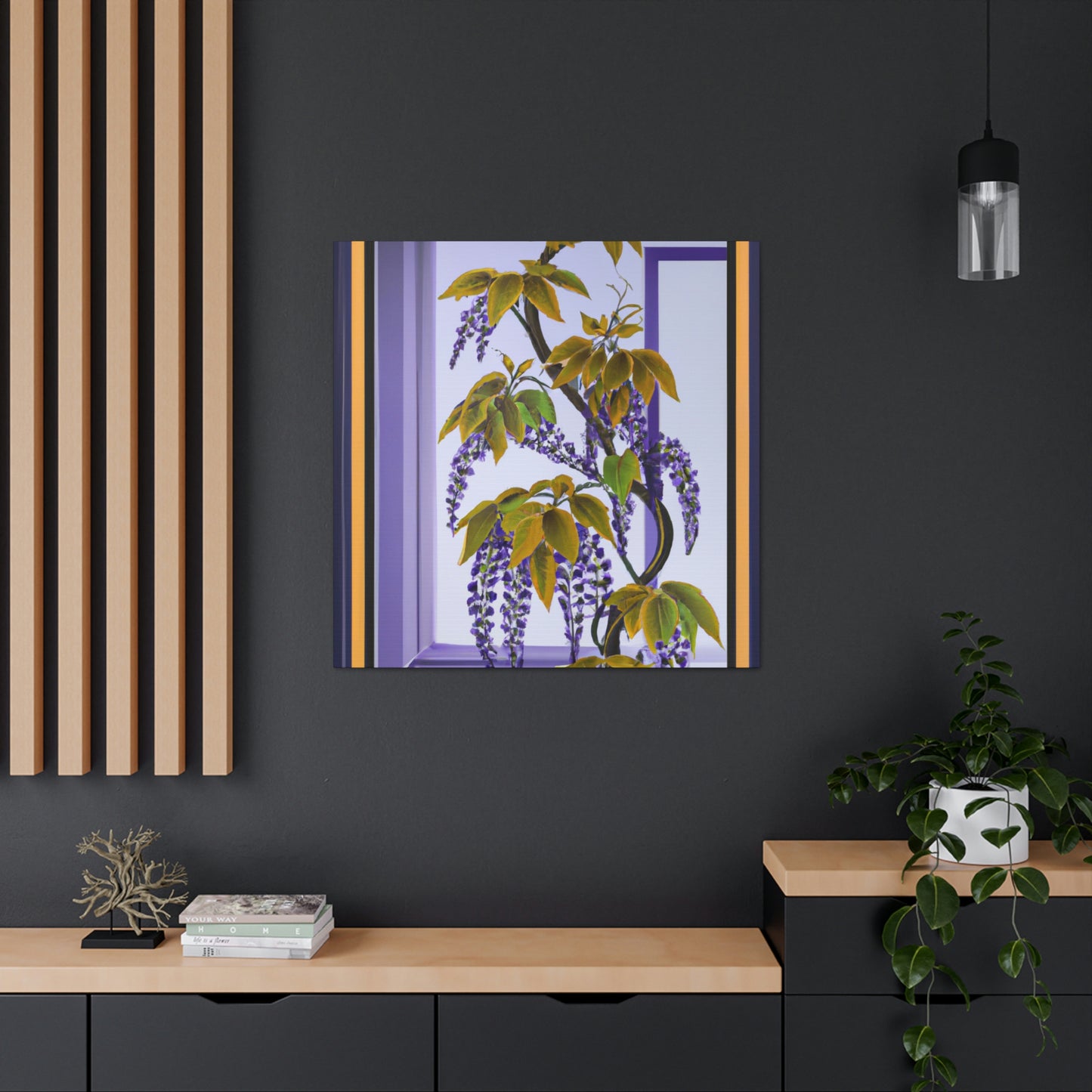 "Wisteria Illusion Splendor" - Canvas