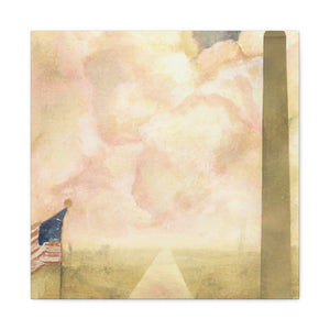 "The Monumental Washington" - Canvas