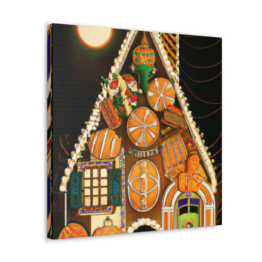 Gilded Gingerbread Dream - Canvas